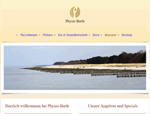 Tablet Screenshot of physio-barth.de